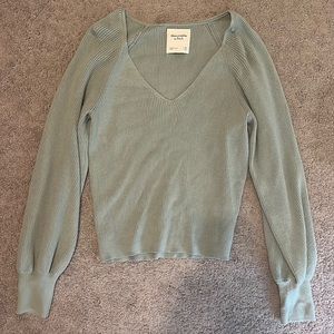Abercrombie & Fitch Sage Green Sweater